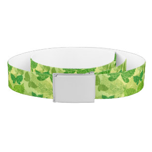 Spring Green Pattern Belt
