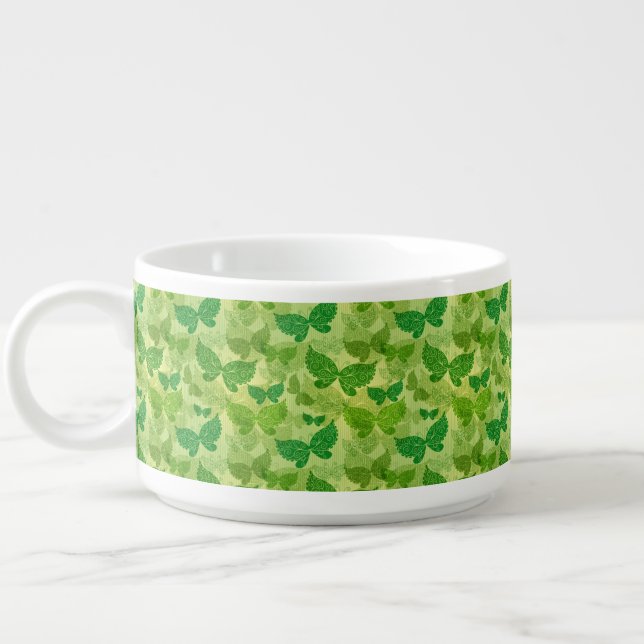 Spring Green Pattern Bowl (Right)