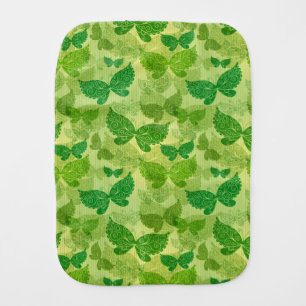 Spring Green Pattern Burp Cloth
