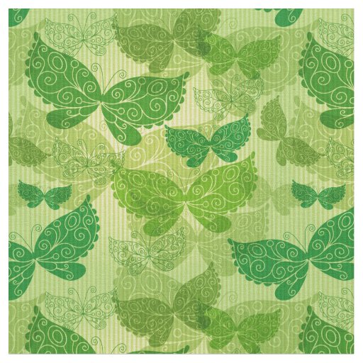 Spring Green Pattern Fabric
