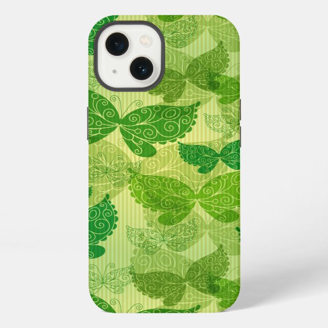 Spring Green Pattern Iphone Case (Back)