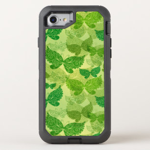 Spring Green Pattern OtterBox Defender iPhone SE/8/7 Case