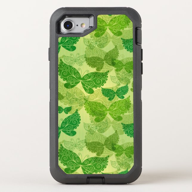 Spring Green Pattern Otterbox iPhone Case (Back)