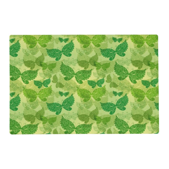 Spring Green Pattern Placemat (Front)