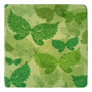 Spring Green Pattern Trivet