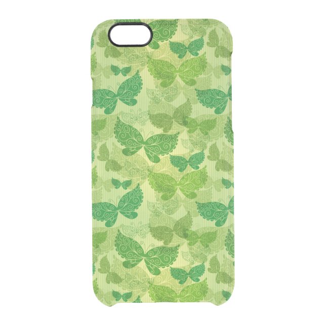 Spring Green Pattern Uncommon iPhone Case (Back)