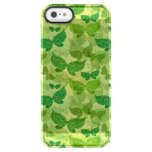Spring Green Pattern Clear iPhone SE/5/5s Case