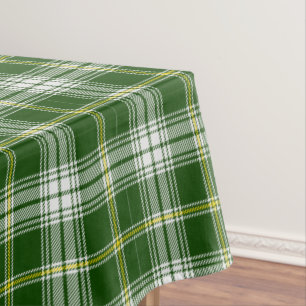 Spring Green Plaid Tablecloth