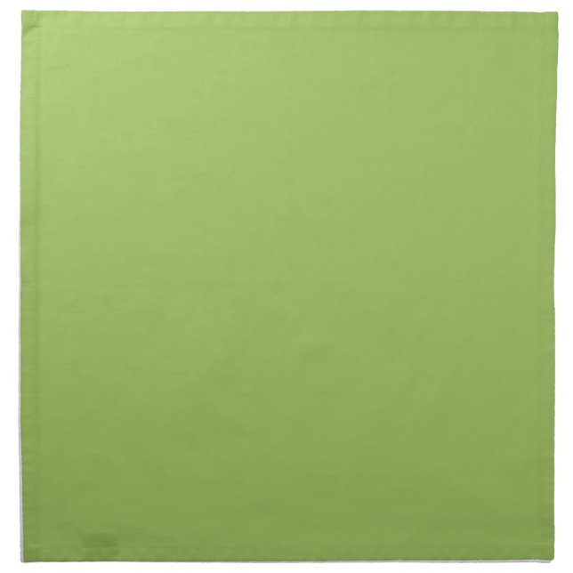 Spring Green, Plain Light Green, Solid Light Green Cloth Napkin (Front)