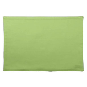 Spring Green, Plain Light Green, Solid Light Green Cloth Placemat