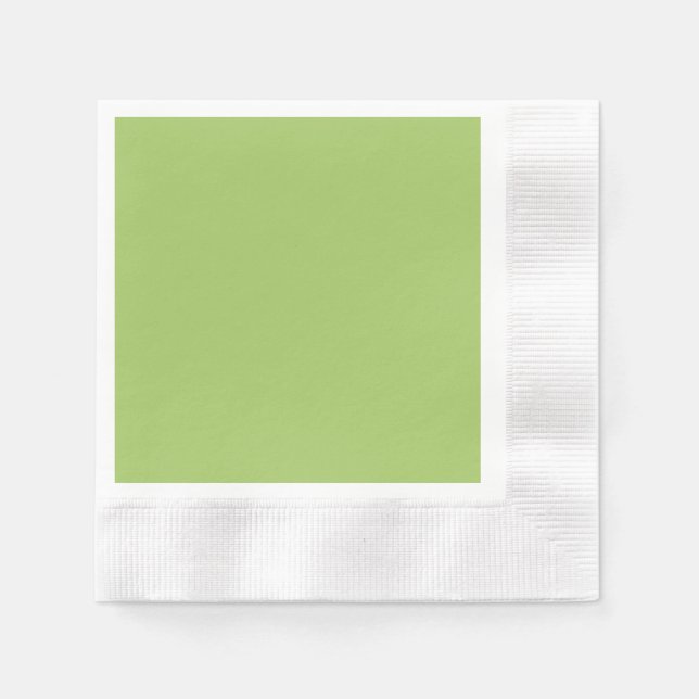 Spring Green, Plain Light Green, Solid Light Green Napkins (Front)