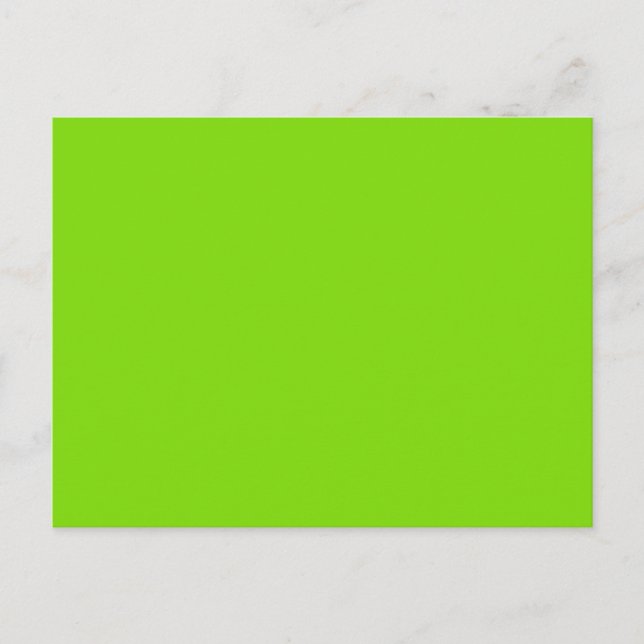 SPRING GREEN (solid color) ~ Postcard (Front)