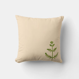 spring green throw pillow