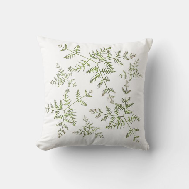 spring green  throw pillow (Front)