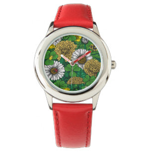 Spring green watch