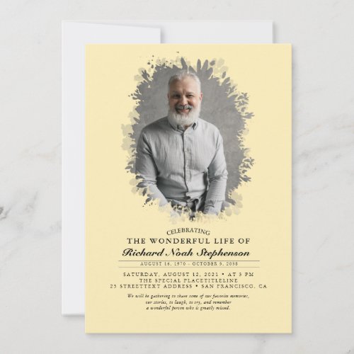 Spring Greenery Foliage Silhouette Funeral Photo