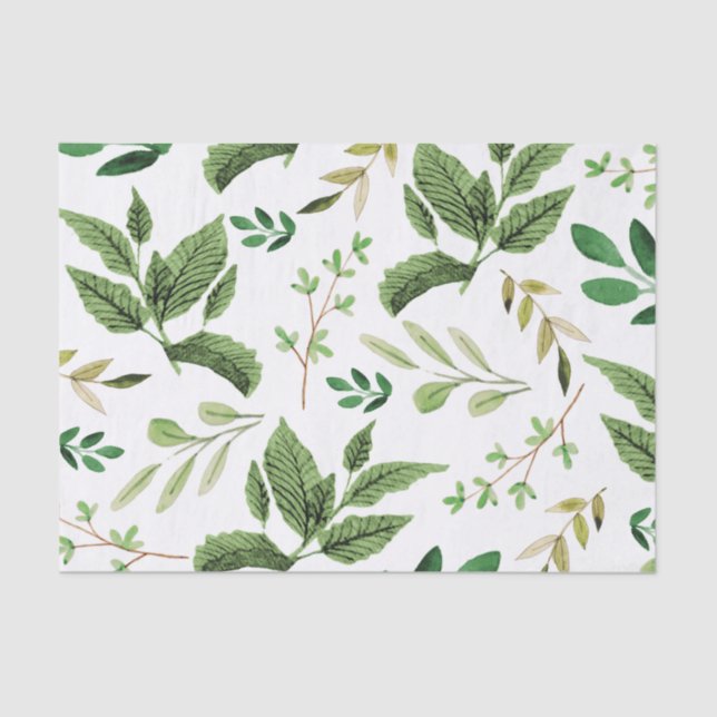 Spring Greenery Tissue Paper (Front)