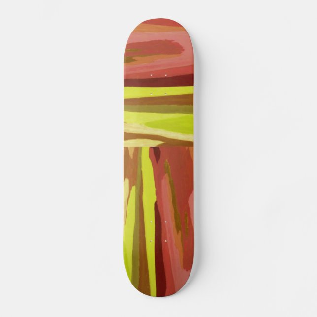 "Spring Greenz" Skateboard Deck (Front)