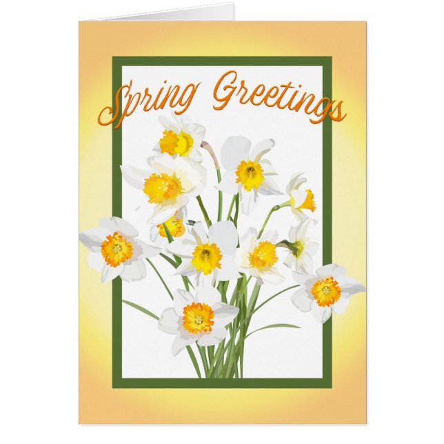 Spring Greetings Cards (Front)