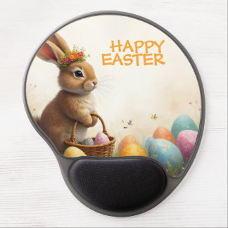 Spring Greetings from the Easter Bunny Gel Mouse Pad