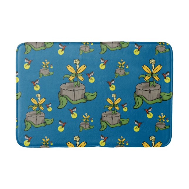 Spring Greets Summer Bath Mat (Front)