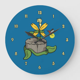 Spring Greets Summer Clock