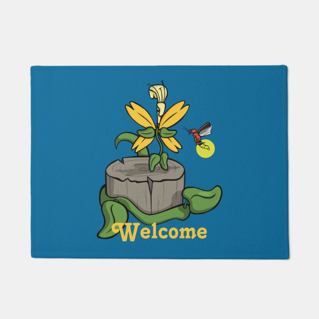 Spring Greets Summer Doormat (Front)