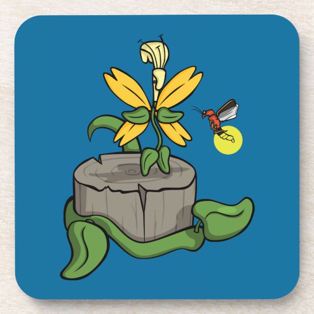 Spring Greets Summer Square Coaster (Front)