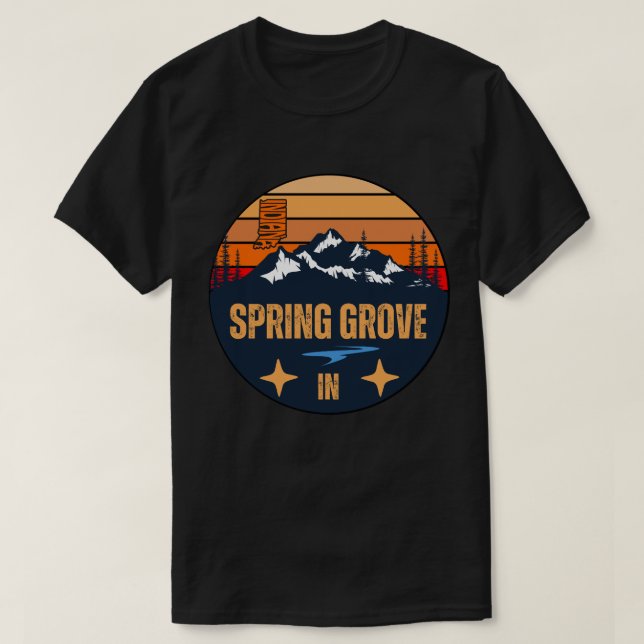 Spring Grove, Indiana T-Shirt (Design Front)