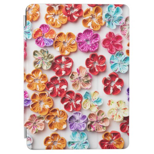 Spring Handmade sewn fabric Flowers Multicolor  iPad Air Cover