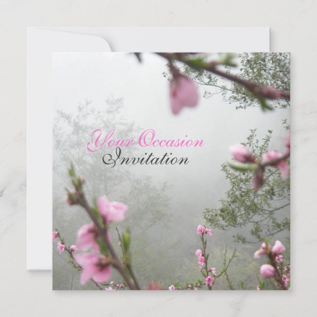 Spring Harmony All-Occasion Custom Invites (Front)