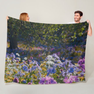 Spring Harvest Fleece Blanket