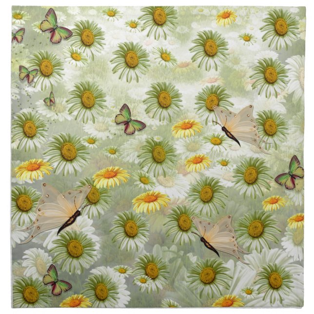 Spring has arrived cloth napkin (Front)
