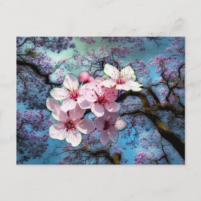 Spring has arrived postcard (Front)