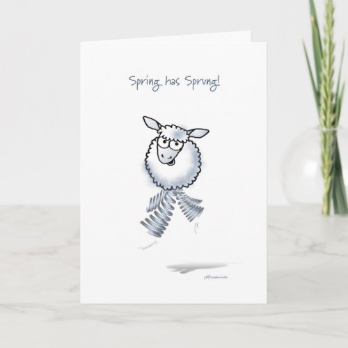 Spring has Sprung Holiday Card