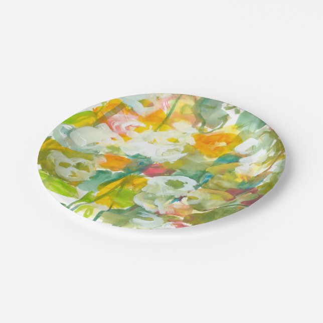 Spring has Sprung II Paper Plates (Angled)