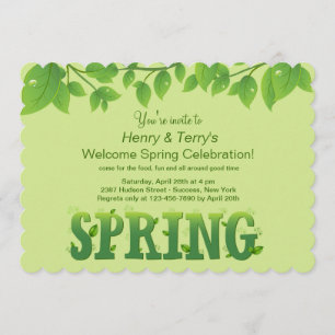 Spring Has Sprung Invitation