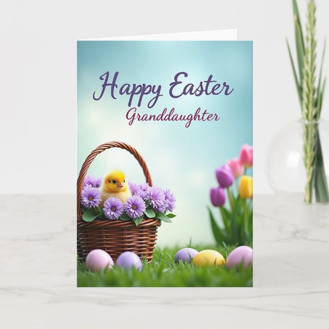 Spring Hatchling Floral Pattern Card (Front)