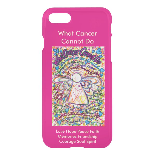 Spring Heart Cancer Angel Custom iPhone 7 Art Case (Back)