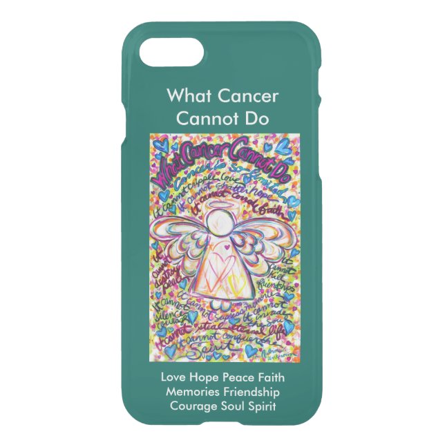 Spring Hearts Cancer Angel Custom iPhone 7 Cases (Back)