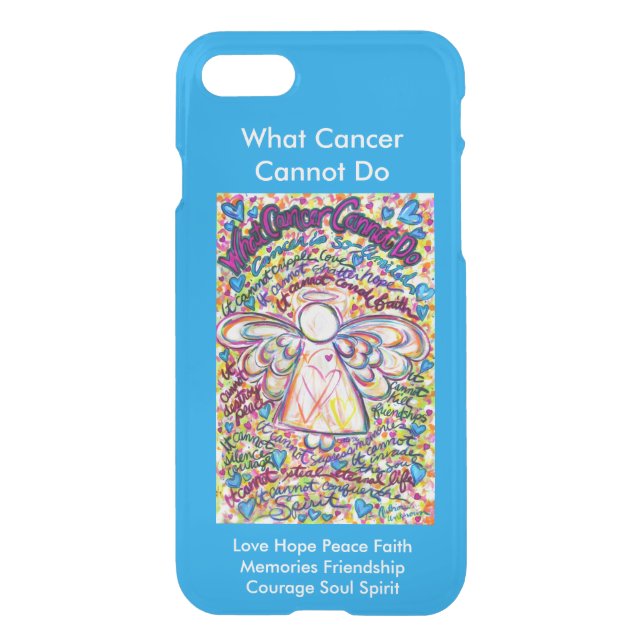 Spring Hearts Cancer Angel Custom iPhone 7 Cases (Back)