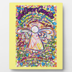 Spring Hearts Cancer Angel Painting Poem Plaque