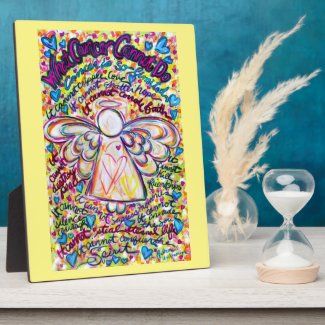 Spring Hearts Cancer Angel Painting Poem Plaque