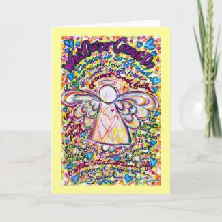 Spring Hearts Cancer Cannot Do Angel Greeting Card