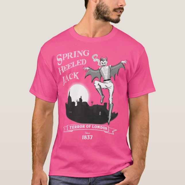 Spring Heeled Jack Terror Of London Since 1837 T-Shirt (Front)