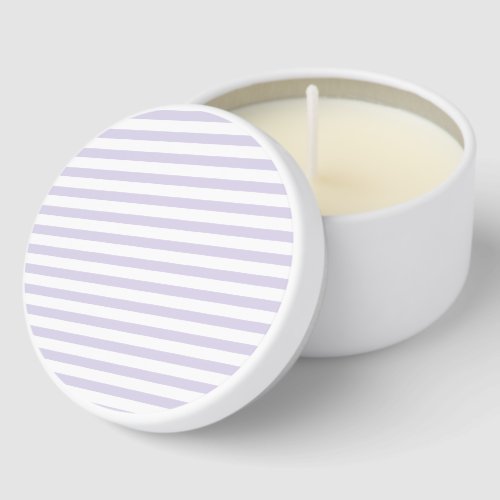 Spring Heritage Stripes | Dusty Lavender ll Mini Candle Favors