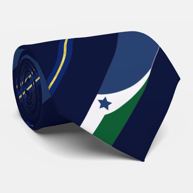 Spring Hill (Tennessee) city flag Neck Tie (Rolled)