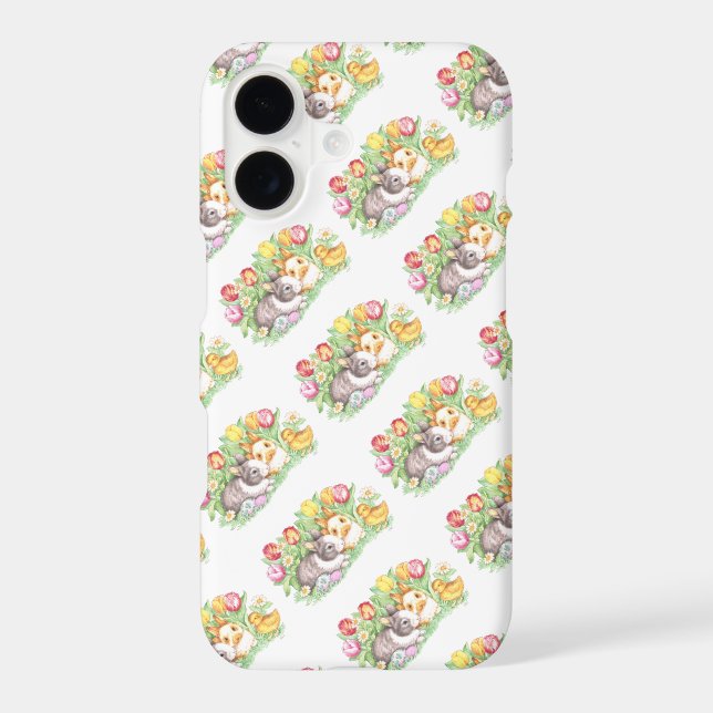 Spring Holiday Easter Bunny Case-Mate iPhone Case (Back)