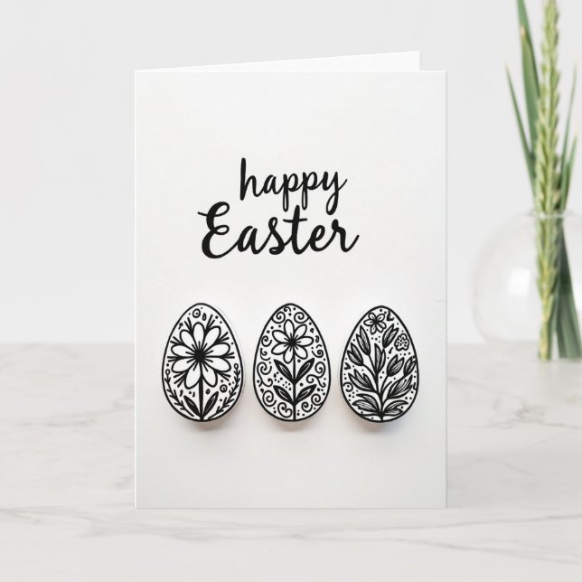 Spring Holiday Floral Art Card (Front)