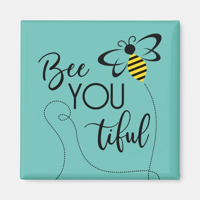 Spring Home Decor with Honey Bees Magnet (Front)